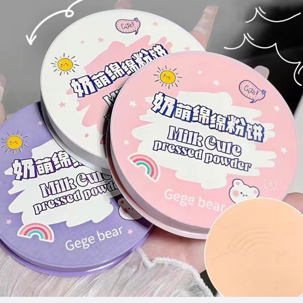 پودر فیکس فشرده و پنکک فانتزی جی جی بیر Gege Bear pressed powder