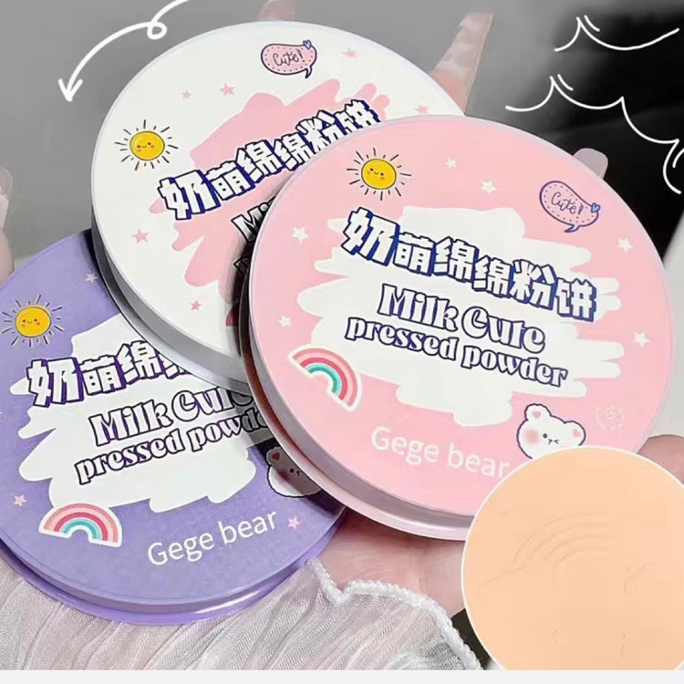 پودر فیکس فشرده و پنکک فانتزی جی جی بیر Gege Bear pressed powder