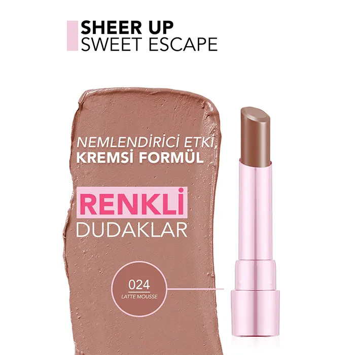 رژ لب شیرآپ سوییت اسکیپ sheer up lipstick sweet escape
