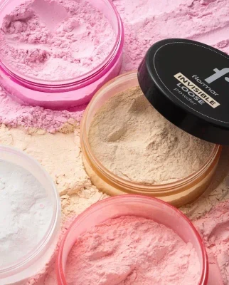 پودر بیک رنگ صورتی (BUBBLE GUM 003) invisible loose powder