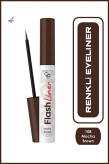 خط چشم مویی رنگ قهوه ای موکا Flash lash mocha brown eyeliner